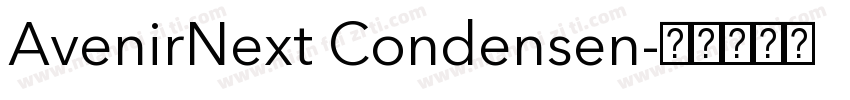 AvenirNext Condensen字体转换